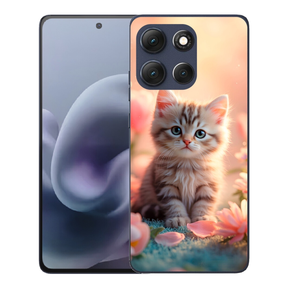 Gélový obal mmCase pre Motorola Moto G86 5G – roztomilé mačiatko 8