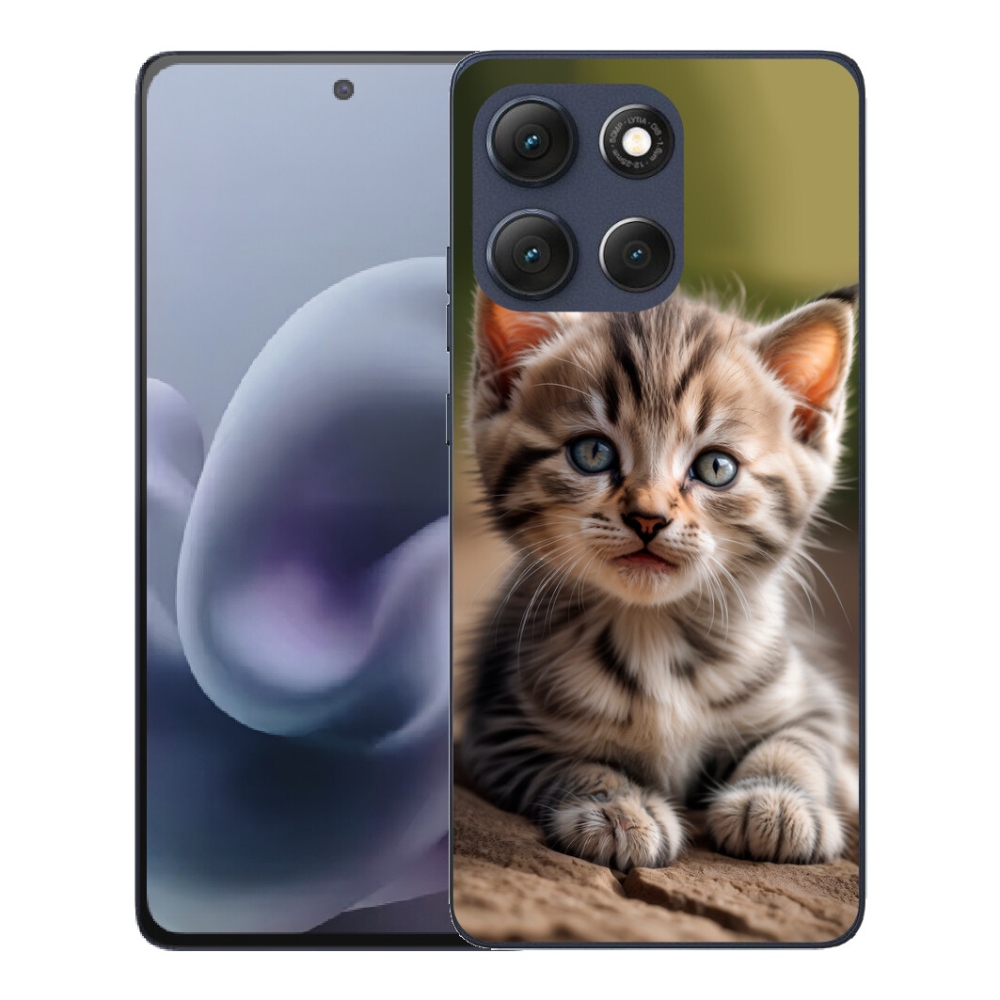 Gélový obal mmCase pre Motorola Moto G86 5G – roztomilé mačiatko 9