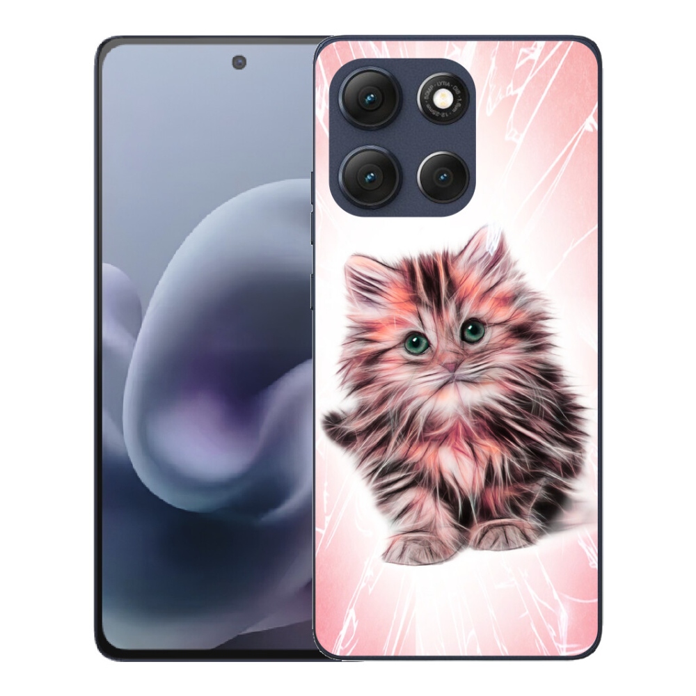 Gélový obal mmCase pre Motorola Moto G86 5G – roztomilé mačiatko