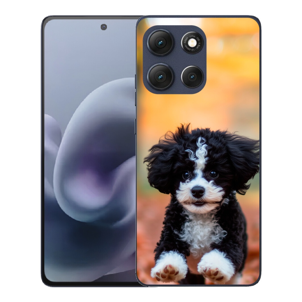 Gélové puzdro mmCase pre Motorola Moto G86 5G – roztomilé šteniatko 2
