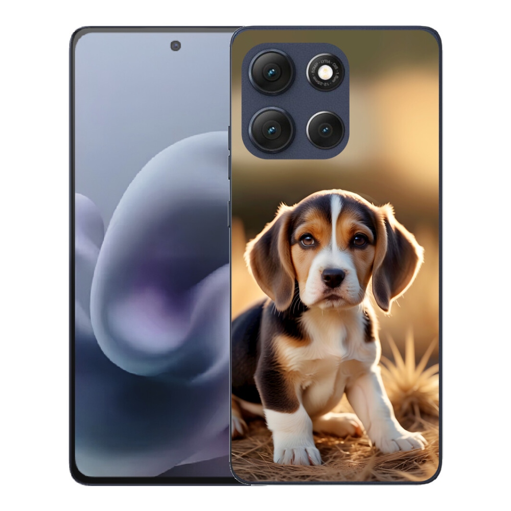 Gélové puzdro mmCase pre Motorola Moto G86 5G – roztomilý beagle