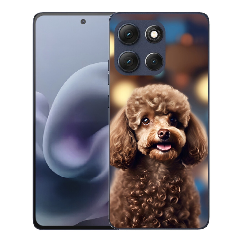 Gélový obal mmCase pre Motorola Moto G86 5G – roztomilý pudel