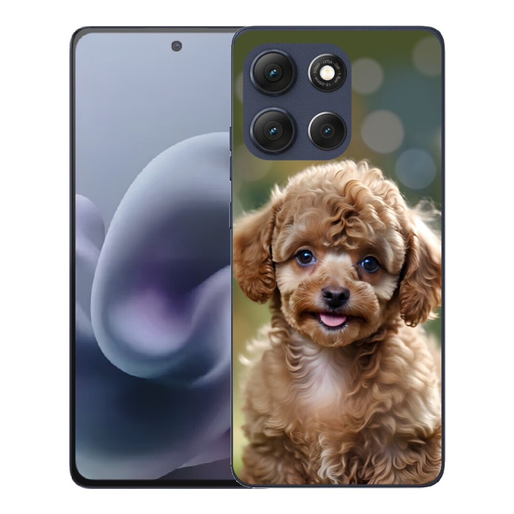 Gélový obal mmCase pre Motorola Moto G86 5G – roztomilý pudel
