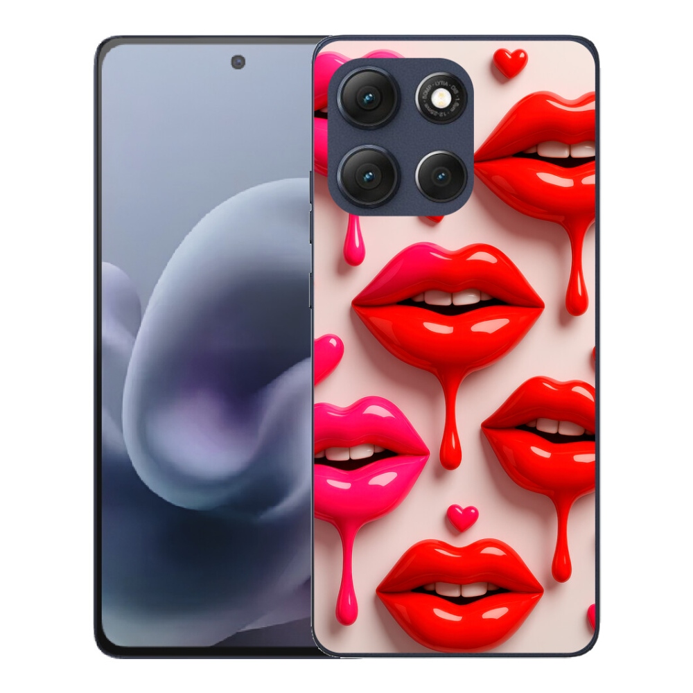 Gélový obal mmCase pre Motorola Moto G86 5G – rty 2