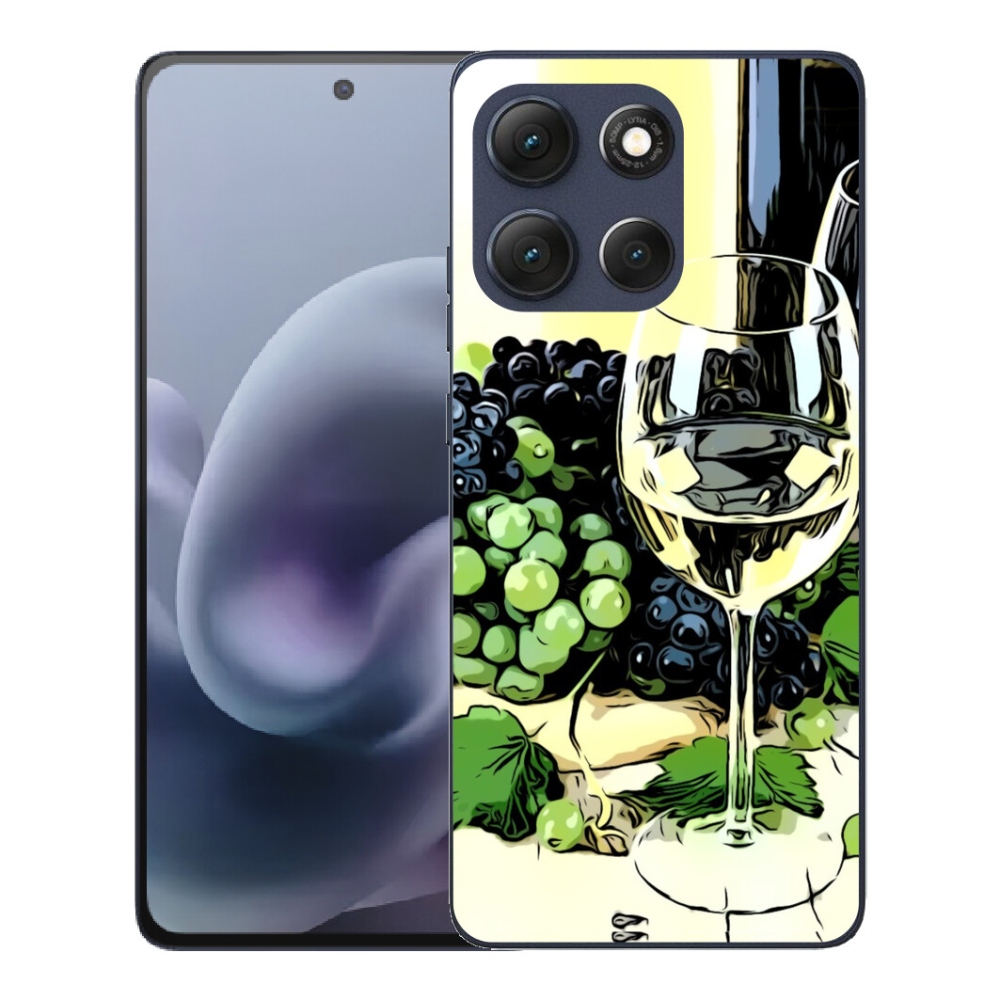 Gélový obal mmCase pre Motorola Moto G86 5G – pohár vína