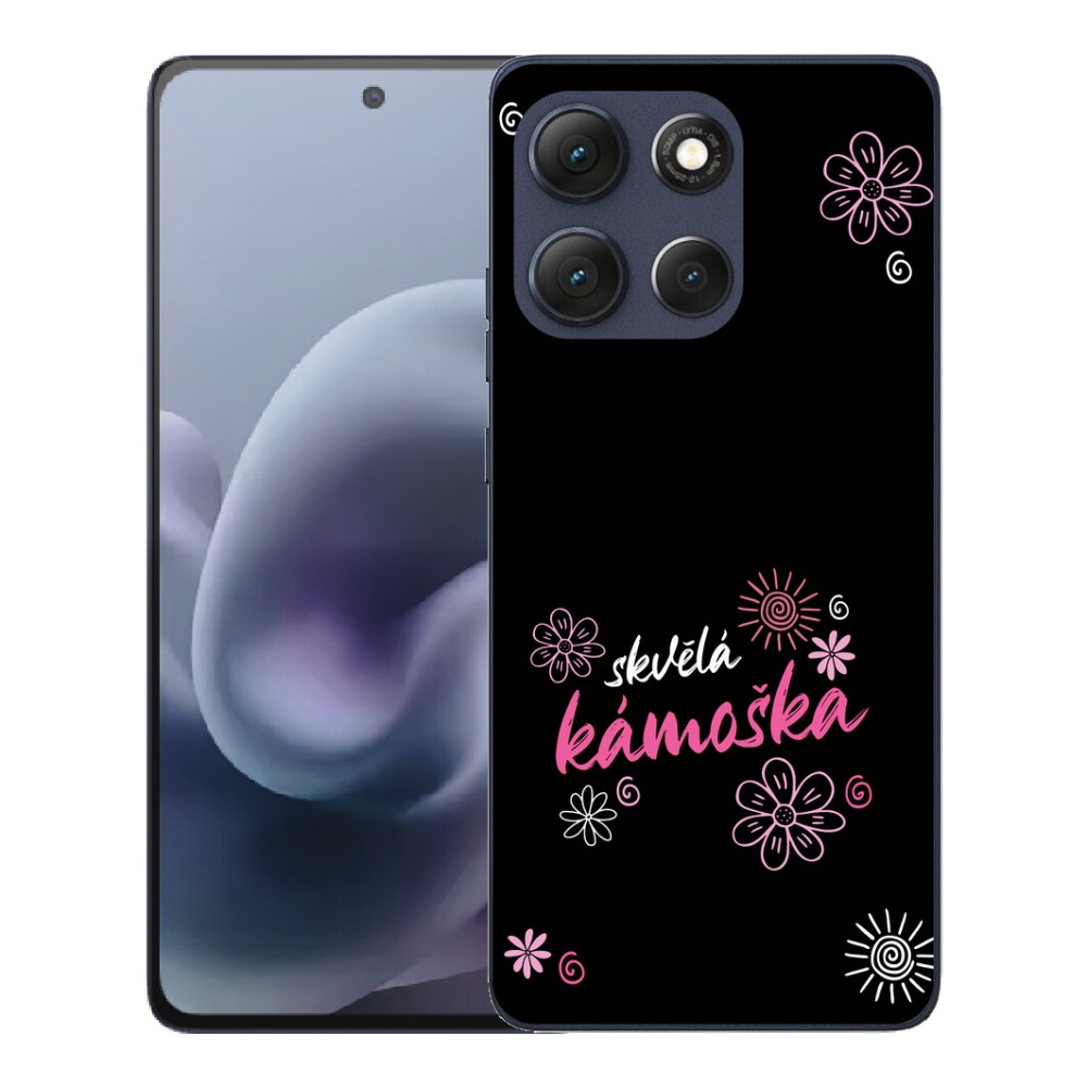 Gélový obal mmCase pre Motorola Moto G86 5G – skvelý spoločník na čiernom pozadí