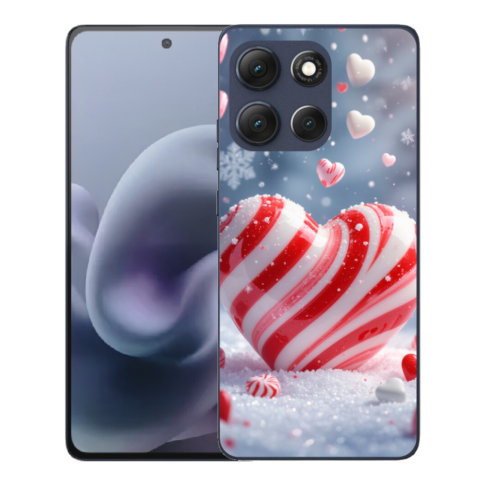 Gélový obal mmCase pre Motorola Moto G86 5G – sladké srdce