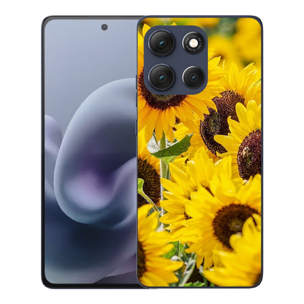 Gélový obal mmCase pre Motorola Moto G86 5G – slnečnica