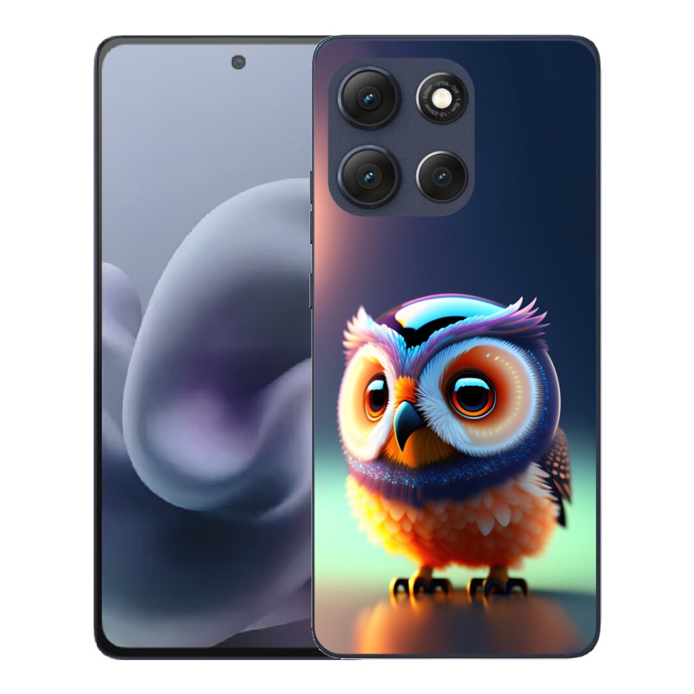 Gélový obal mmCase pre Motorola Moto G86 5G – sovica