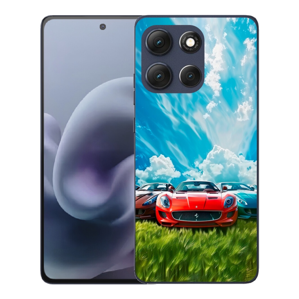 Gélový obal mmCase pre Motorola Moto G86 5G – športové autá