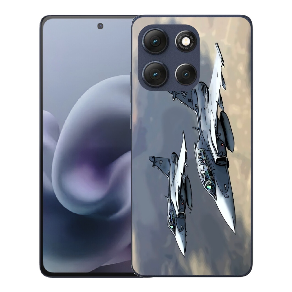 Gélový obal mmCase pre Motorola Moto G86 5G – stíhačky