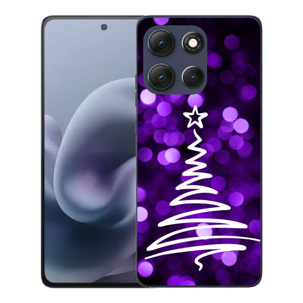 Gélový obal mmCase pre Motorola Moto G86 5G – vianočný stromček