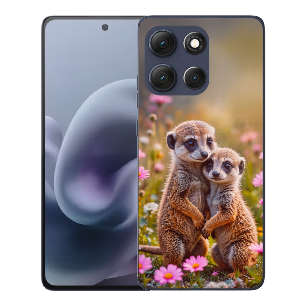 Gélový obal mmCase pre Motorola Moto G86 5G – duo surikátov