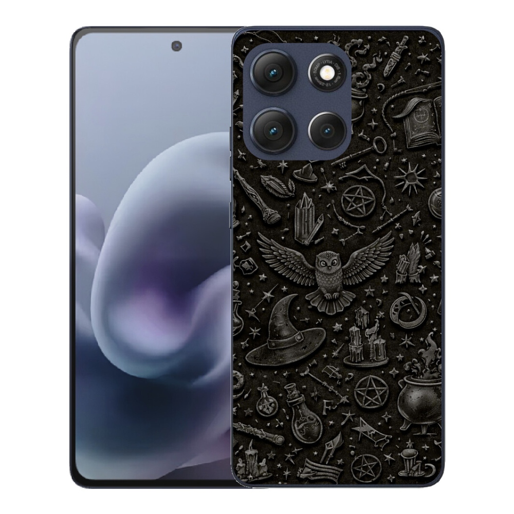 Gélový obal mmCase pre Motorola Moto G86 5G – tmavý magický svet