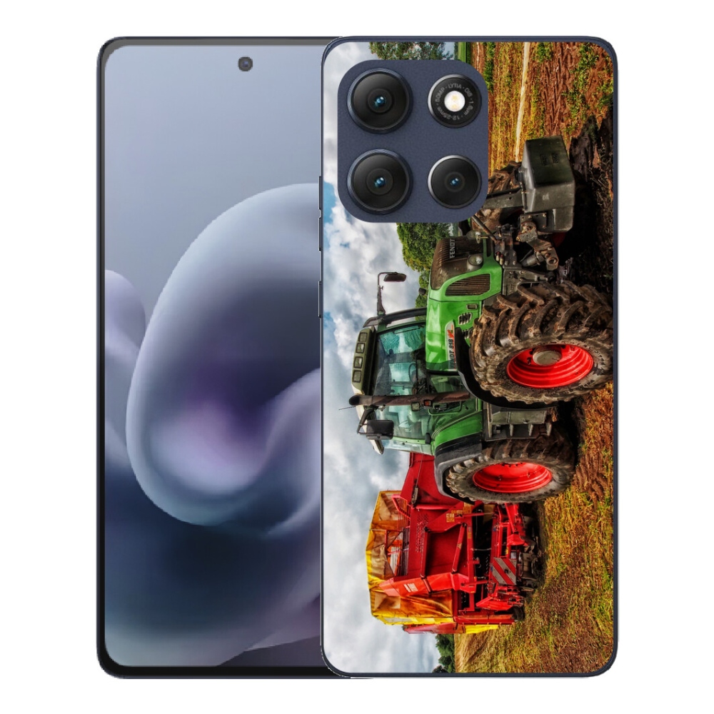 Gélový obal mmCase pre Motorola Moto G86 5G – traktor 4