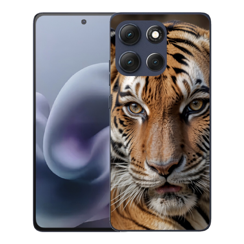 Gélový obal mmCase pre Motorola Moto G86 5G – tygří vzhľad