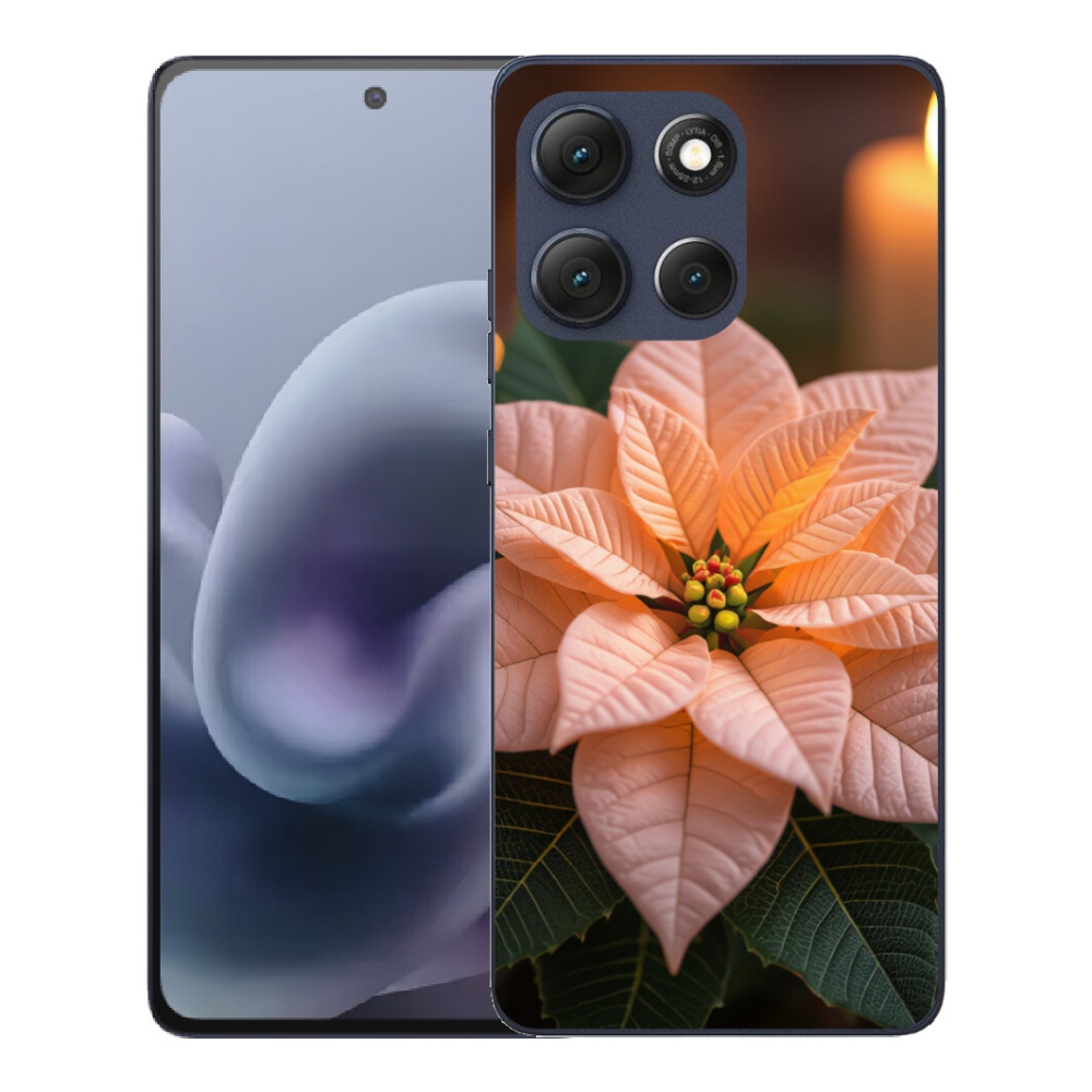 Gélový obal mmCase pre Motorola Moto G86 5G – vianočná hviezda