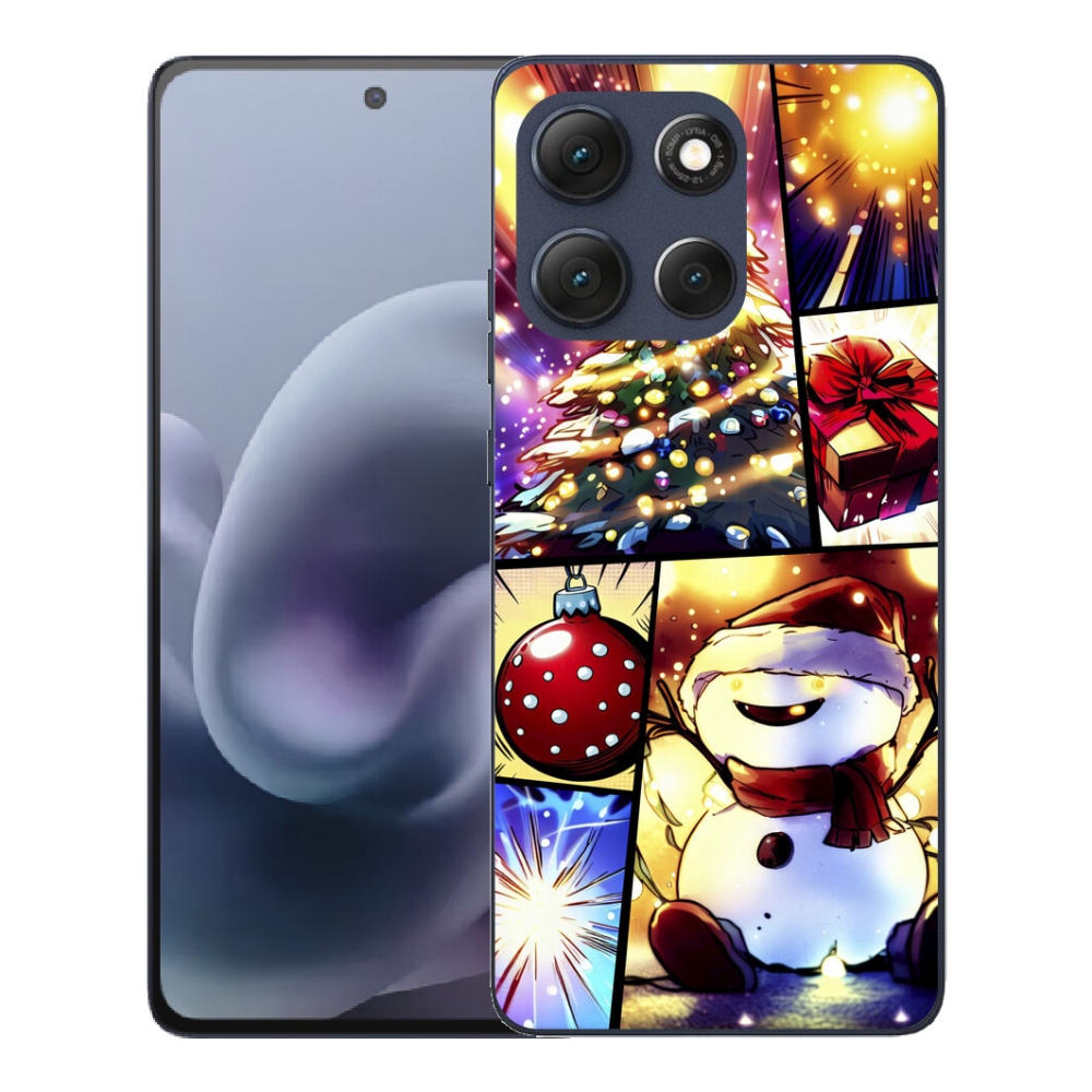 Gélový obal mmCase pre Motorola Moto G86 5G – vianočné motívy 1