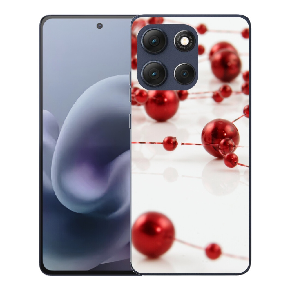 Gélový obal mmCase pre Motorola Moto G86 5G – vianočný reťazec