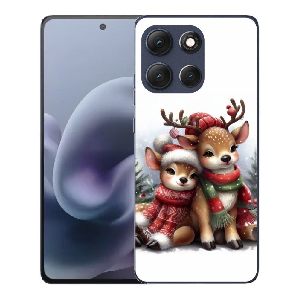 Gélový obal mmCase pre Motorola Moto G86 5G – vianočné soby