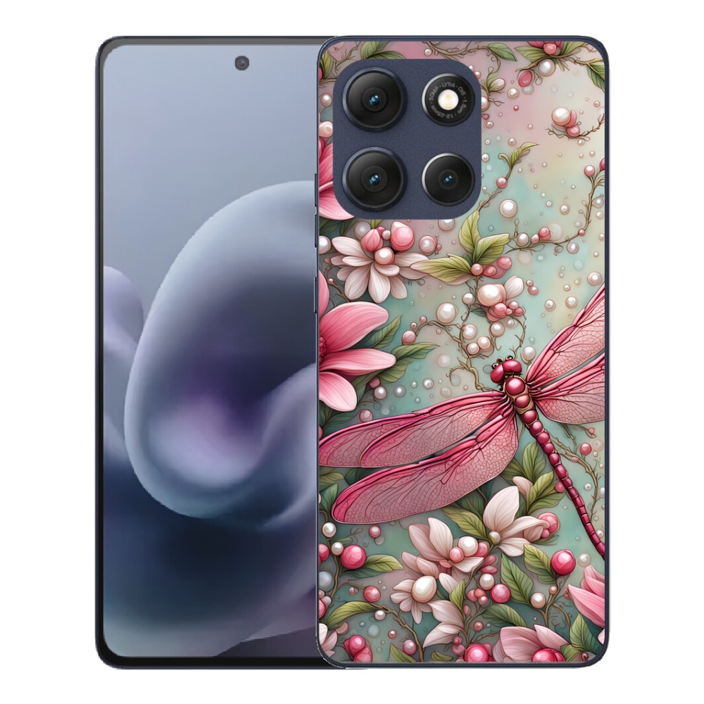 Gélový obal mmCase pre Motorola Moto G86 5G – vážka