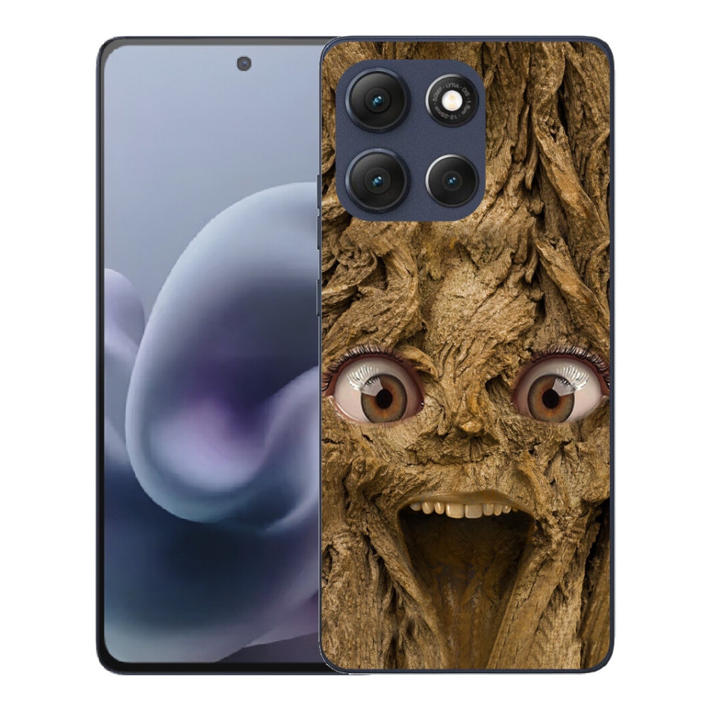 Gélový obal mmCase pre Motorola Moto G86 5G – veselý strom s očami