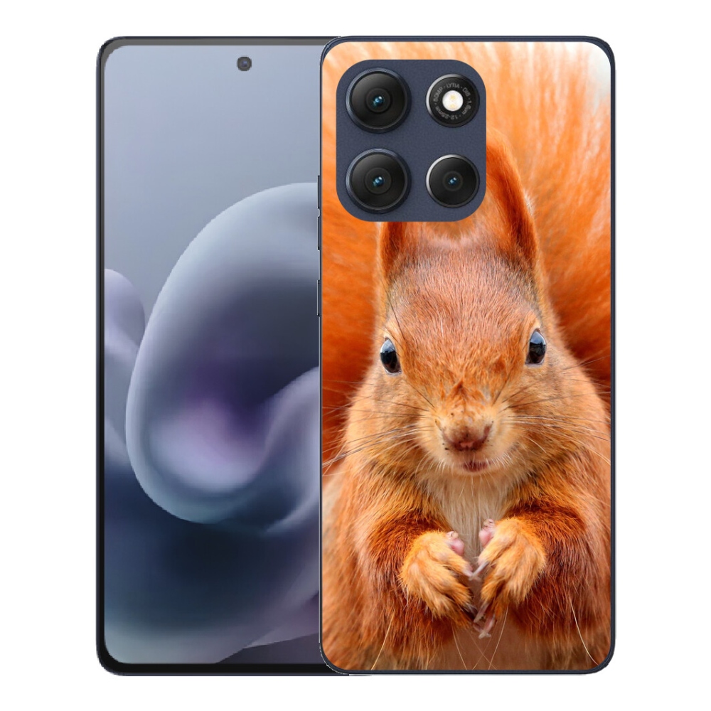 Gélový obal mmCase pre Motorola Moto G86 5G – veverička