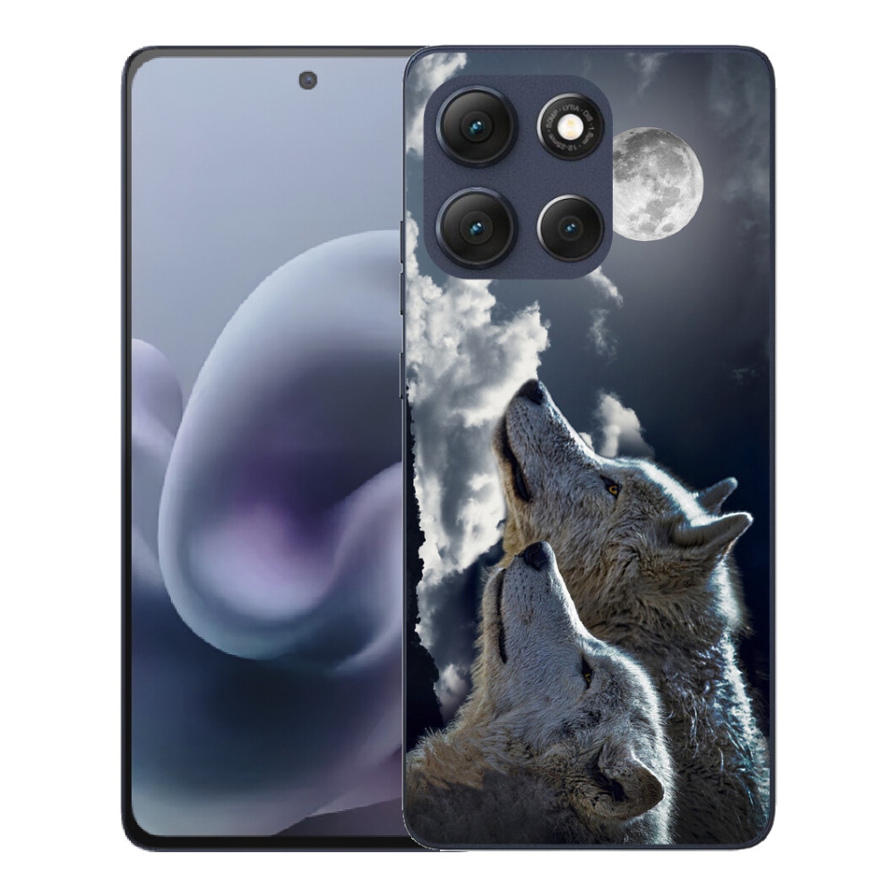 Gélový obal mmCase pre Motorola Moto G86 5G – vlci