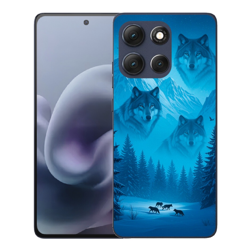 Gélový obal mmCase pre Motorola Moto G86 5G – vlčia svorka