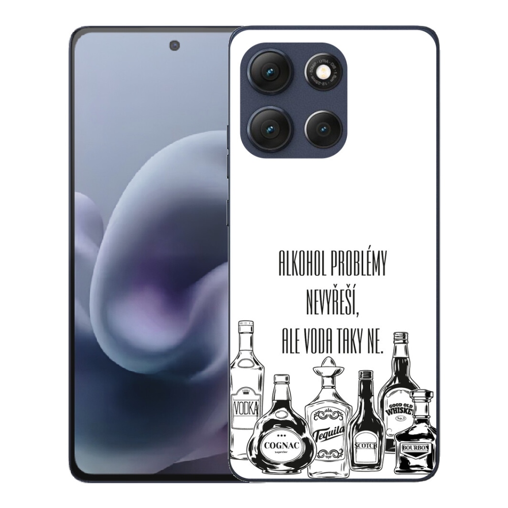 Gélový obal mmCase pre Motorola Moto G86 5G – vtipný nápis na bielom pozadí