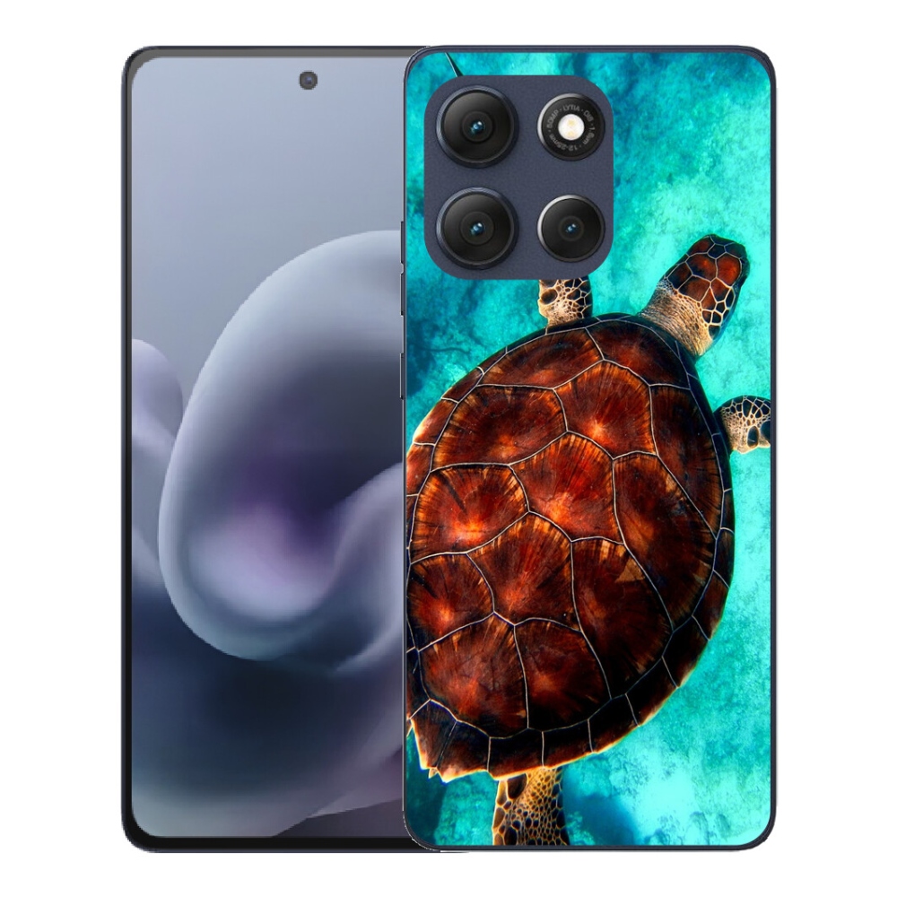 Gélový obal mmCase pre Motorola Moto G86 5G – korytnačka