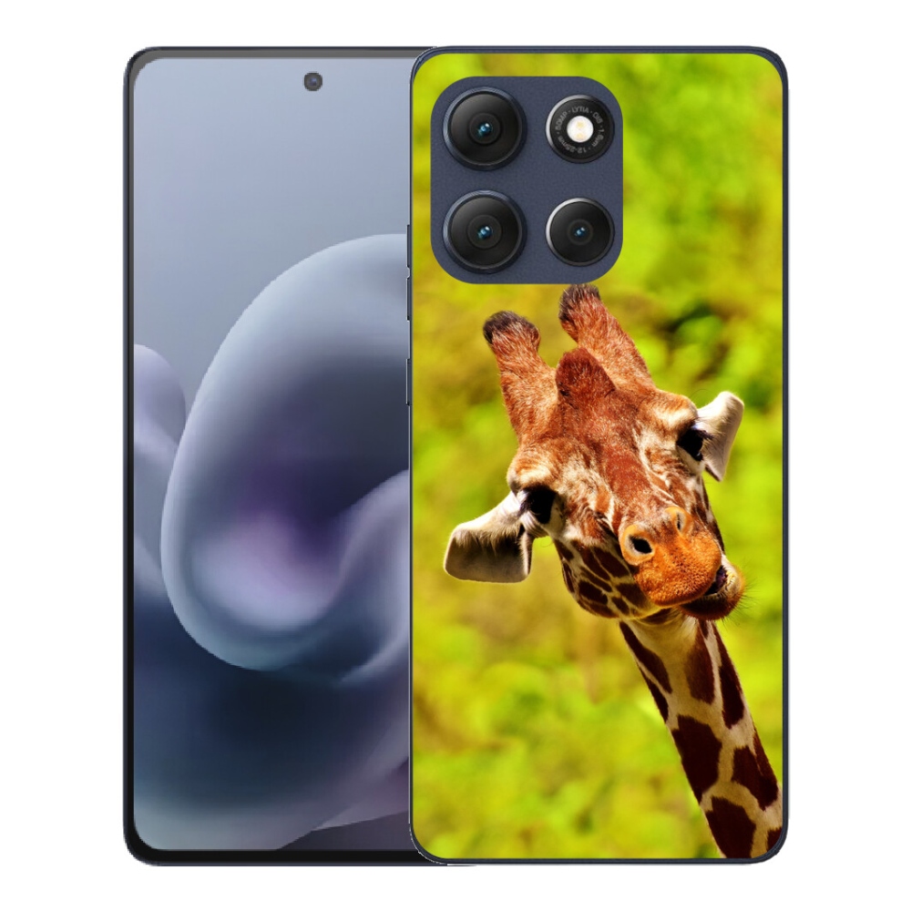 Gélový obal mmCase pre Motorola Moto G86 5G – žirafa