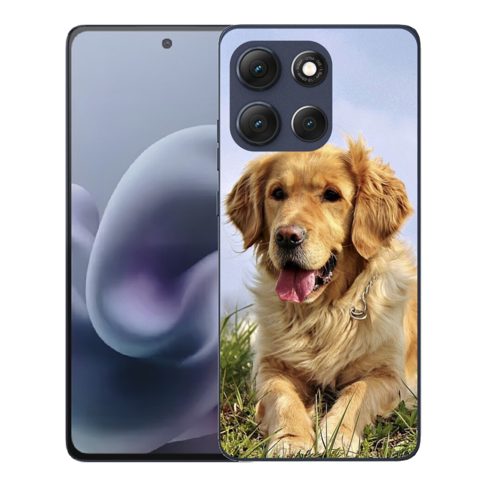 Gélový obal mmCase pre Motorola Moto G86 5G – zlatý retriever