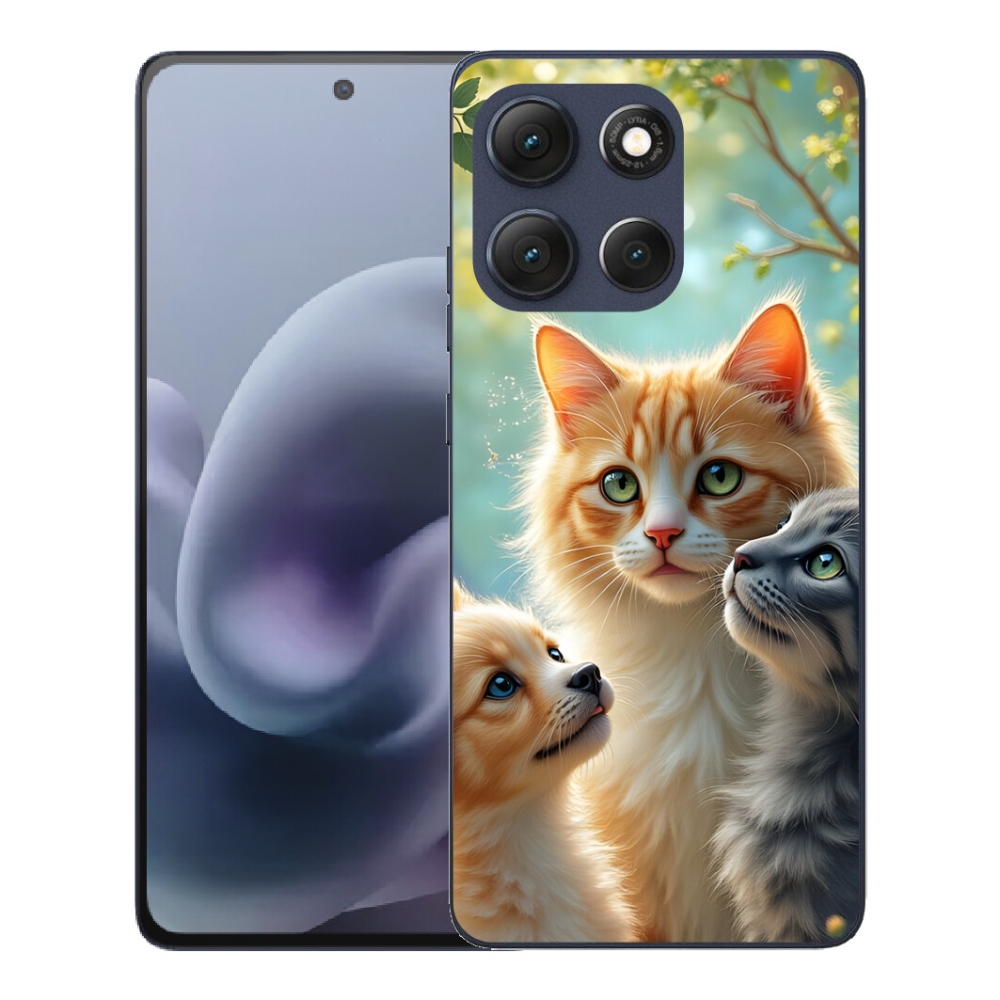 Gélový obal mmCase pre Motorola Moto G86 5G – Zvieracie priateľstvo 2
