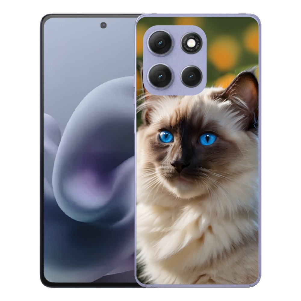 Gélový obal mmCase pre Motorola Moto G86 Power 5G – biely ragdoll