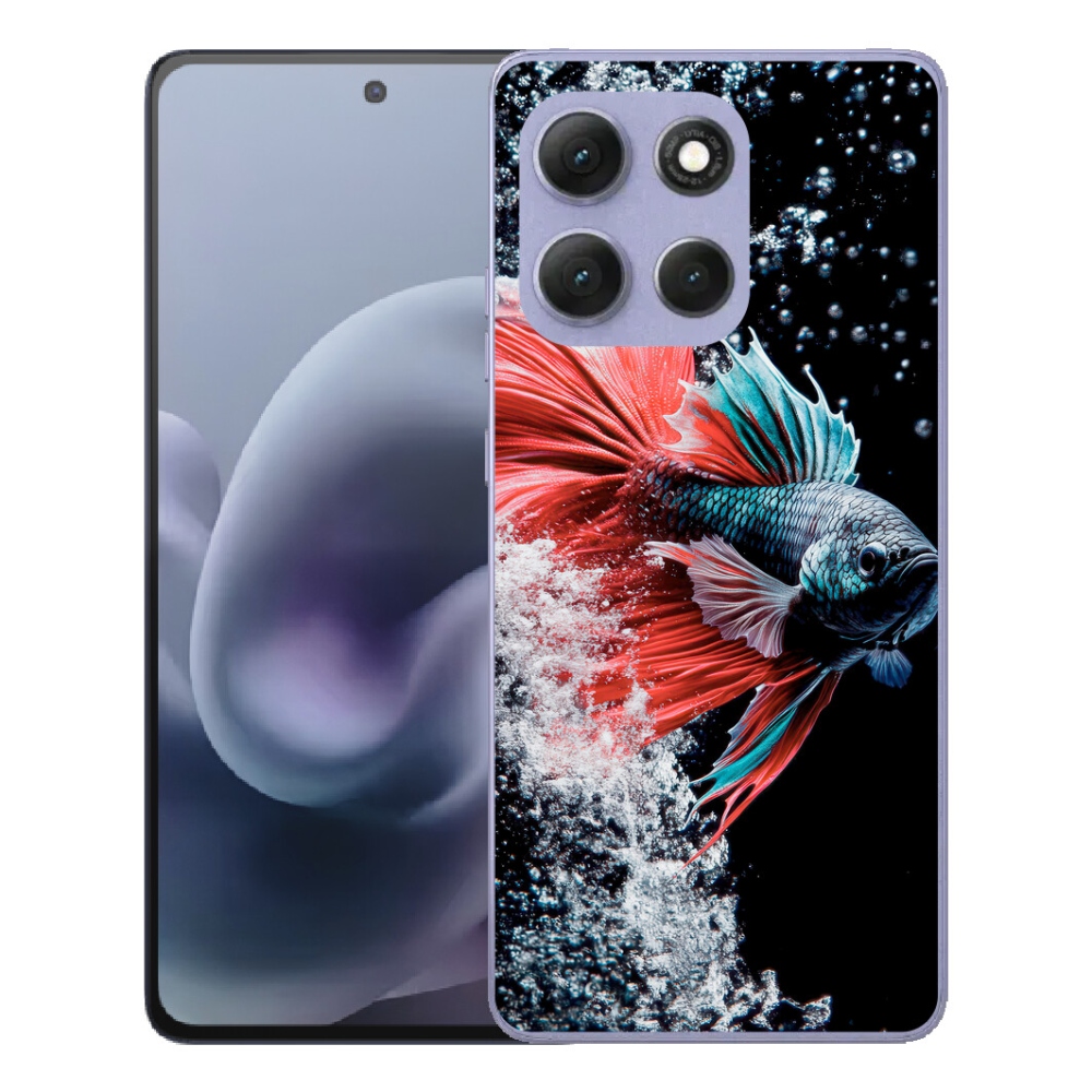 Gélový obal mmCase pre Motorola Moto G86 Power 5G – pestrofarebná bojovníčka