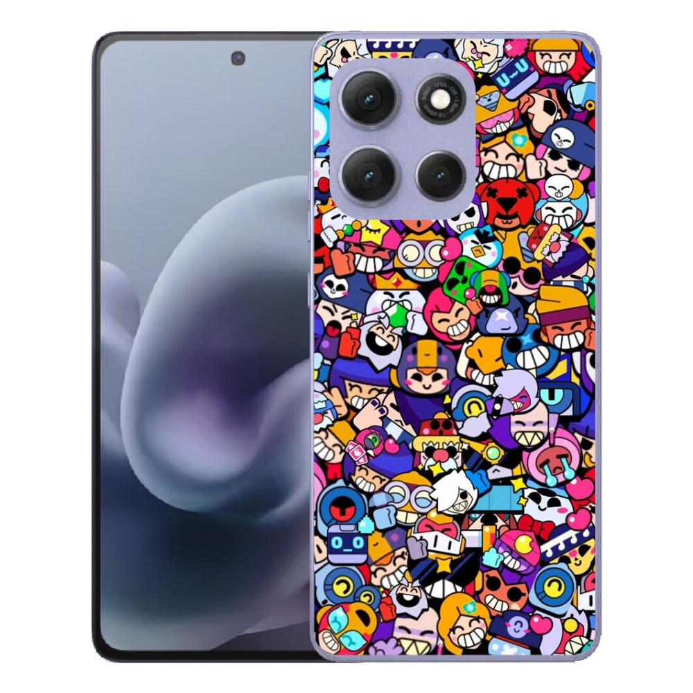 Gélový obal mmCase pre Motorola Moto G86 Power 5G – Brawl Stars 2