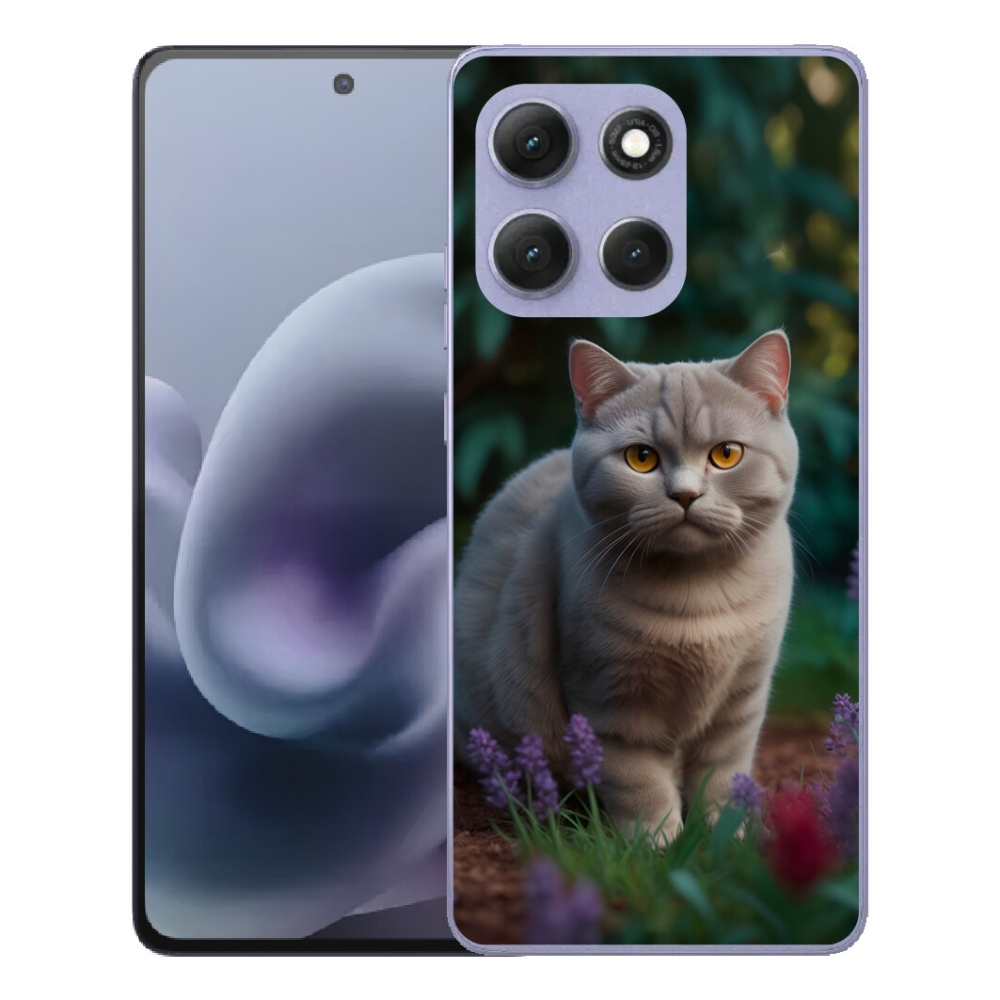 Gélový obal mmCase pre Motorola Moto G86 Power 5G – britská mačka
