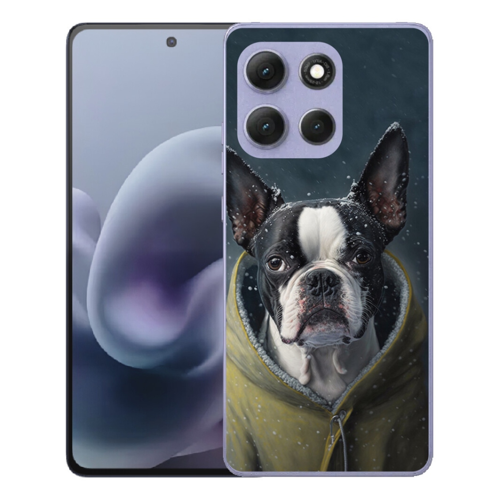 Gélový obal mmCase na Motorola Moto G86 Power 5G – buldoček