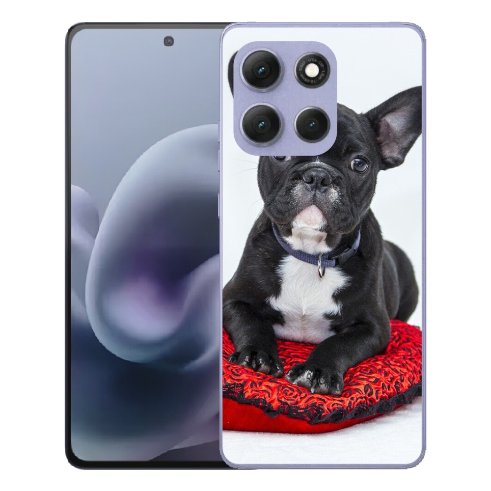 Gélový obal mmCase pre Motorola Moto G86 Power 5G – buldok