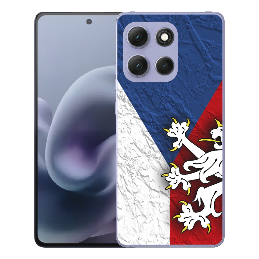 Gélový obal mmCase pre Motorola Moto G86 Power 5G – česká vlajka 1