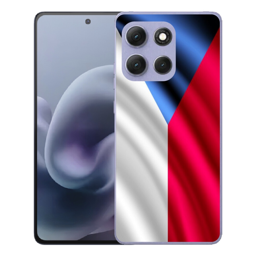 Gélový obal mmCase pre Motorola Moto G86 Power 5G – česká vlajka