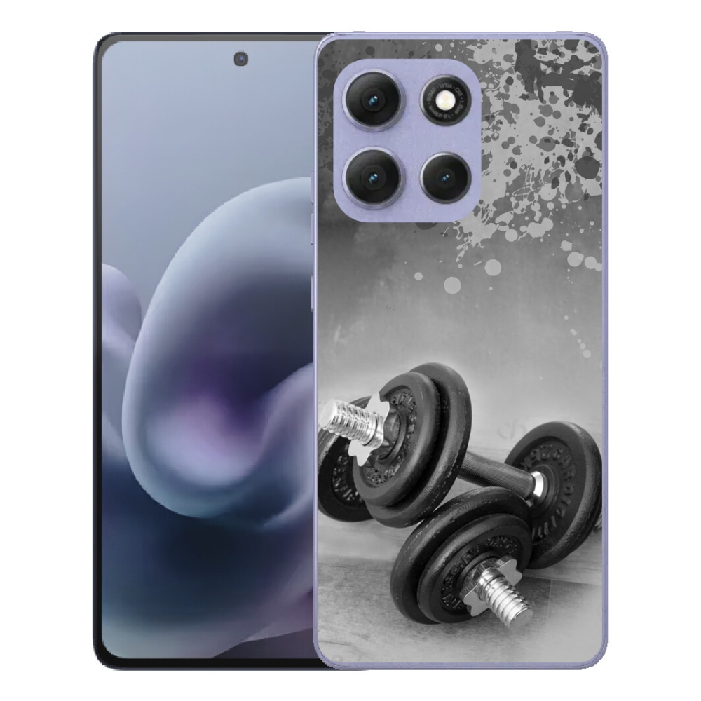 Gélový obal mmCase pre Motorola Moto G86 Power 5G – činky 1