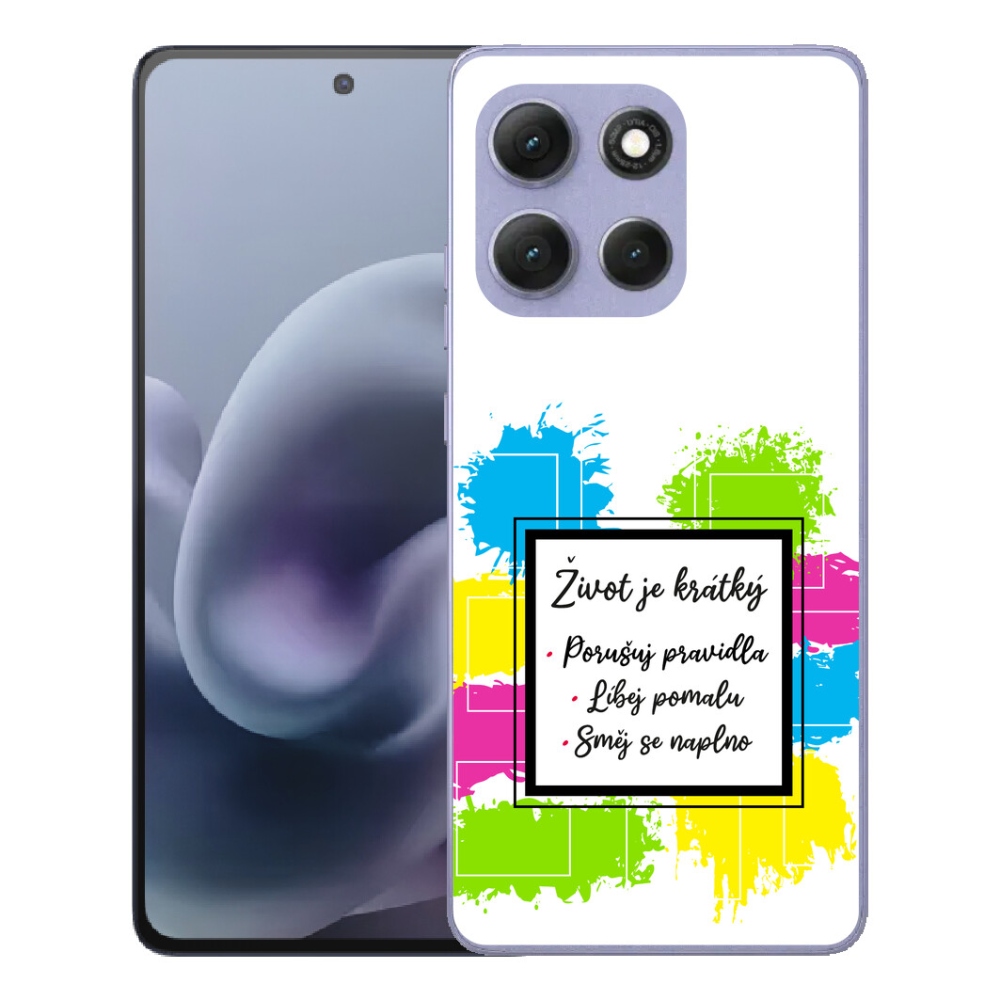 Gélový obal mmCase pre Motorola Moto G86 Power 5G – citát 5 na bielom pozadí