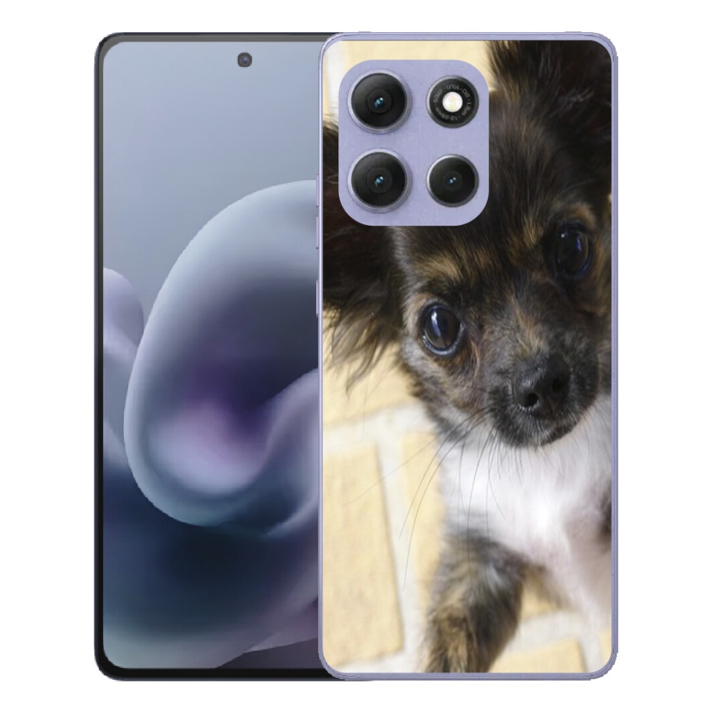 Gélový obal mmCase pre Motorola Moto G86 Power 5G – čivava 2