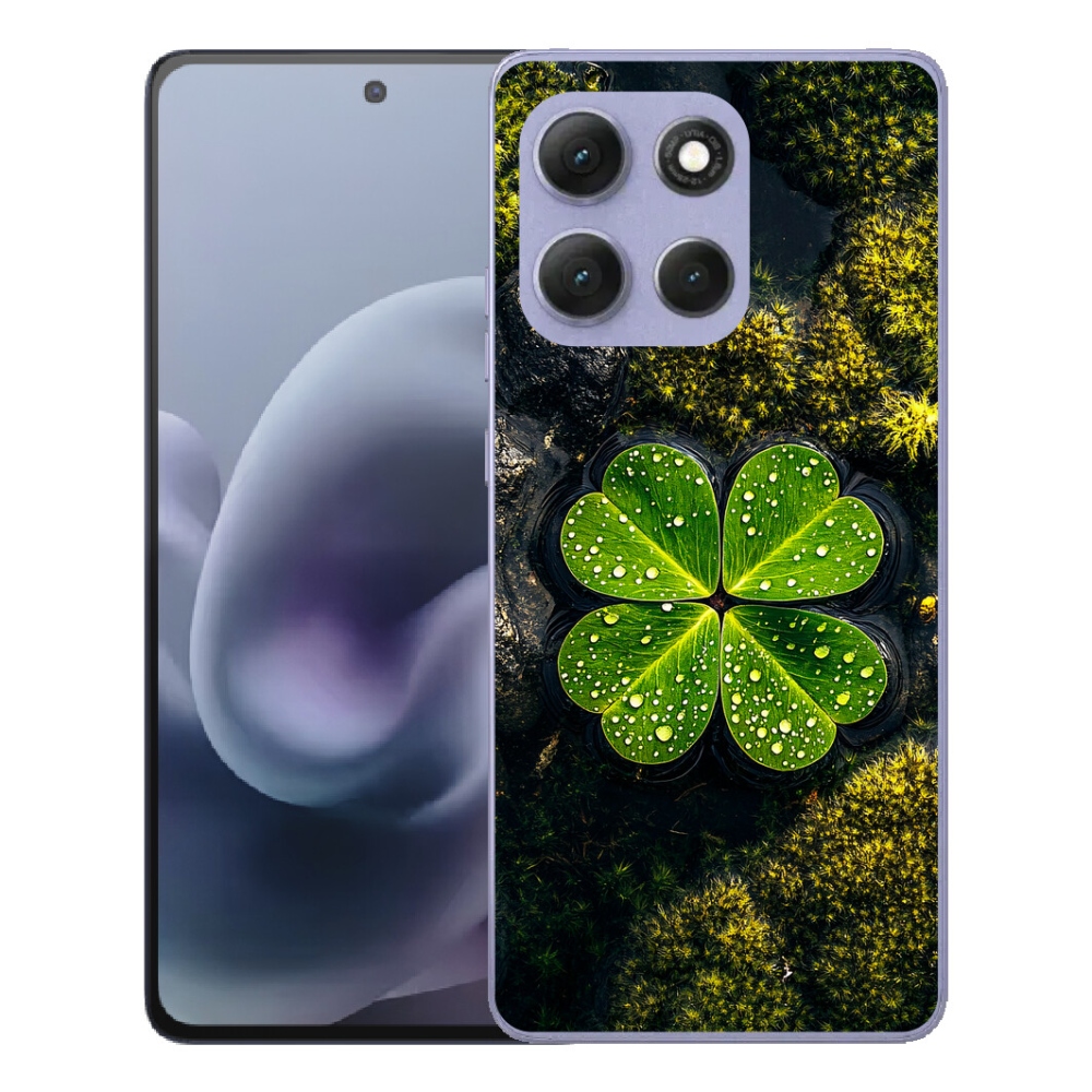 Gélový obal mmCase pre Motorola Moto G86 Power 5G – štvorlístok