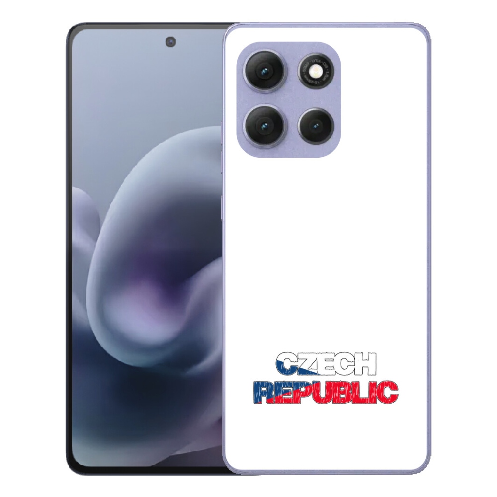 Gélový obal mmCase pre Motorola Moto G86 Power 5G – Česká republika, biele pozadie