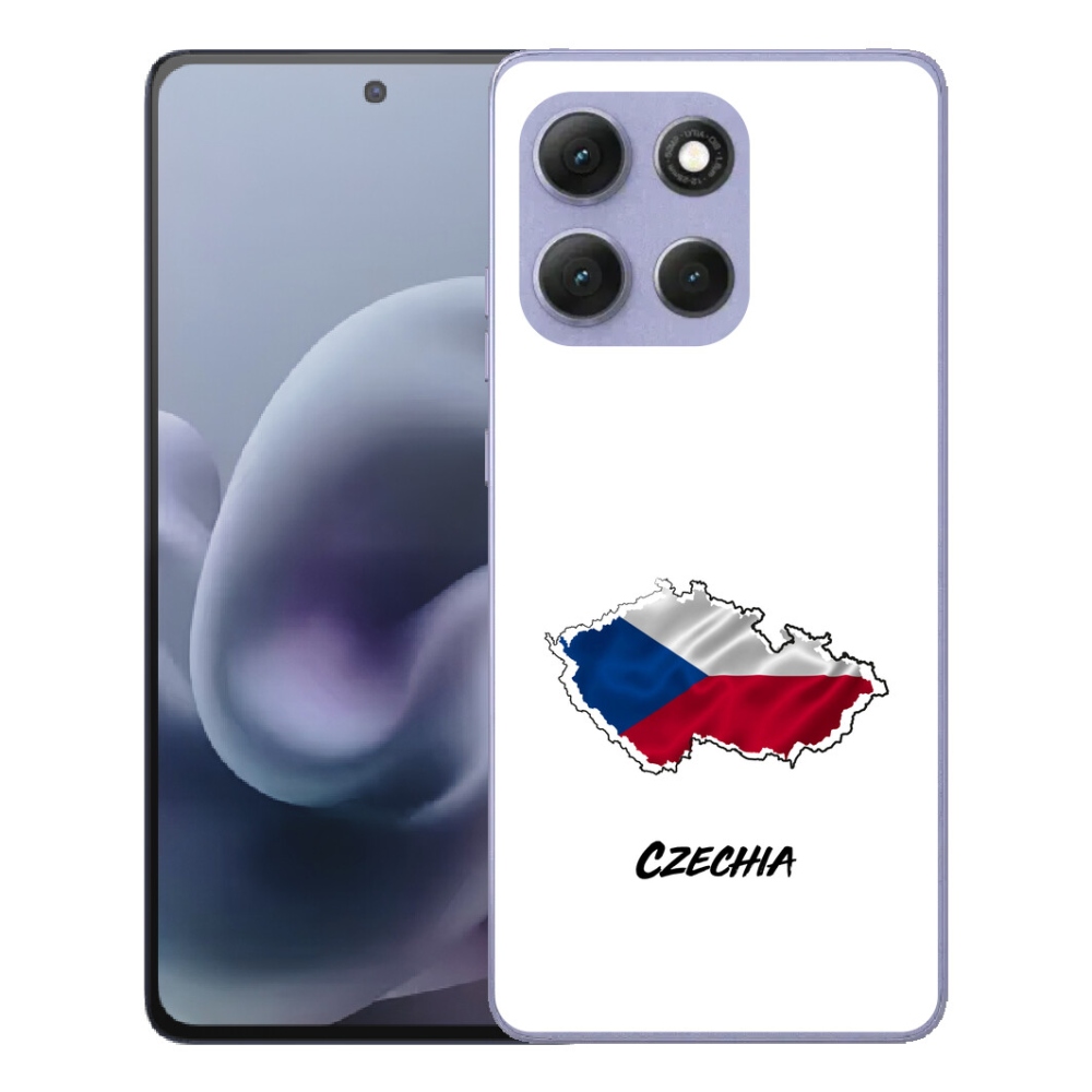 Gélový obal mmCase pre Motorola Moto G86 Power 5G – Česko, biele pozadie