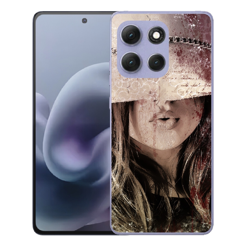 Gélový obal mmCase pre Motorola Moto G86 Power 5G – dievča