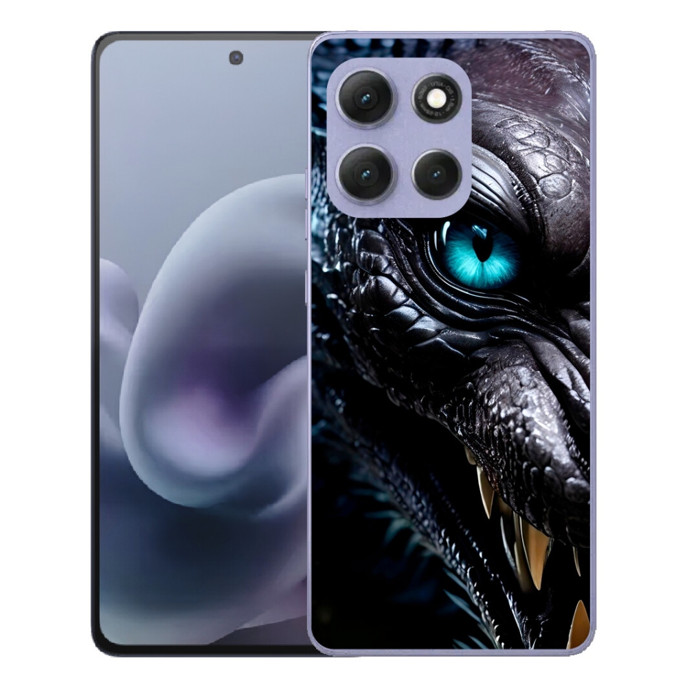 Gélový obal mmCase pre Motorola Moto G86 Power 5G – dračí vzhľad